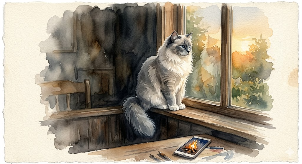 包葛格去露營，家裡只剩我們